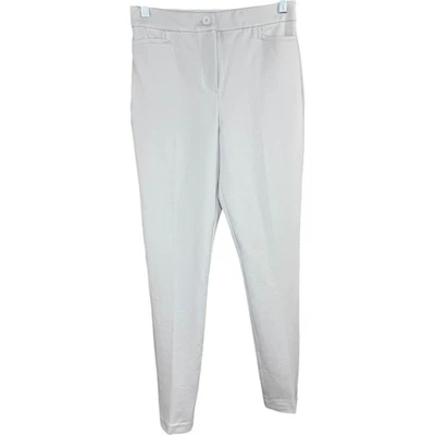 Tailored by Susan Graver Smart Ponte Slim Leg Trouser Pale Stone X-Small NWOT - Image 1 of 4