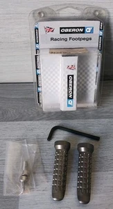 Oberon Pedane Moto Corsa Grigio Scuro Alluminio Anodizzato - Foto 1 di 11