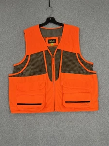 Cabela's  Outdoor Gear Men's Large Hunting Vest Blaze Orange - NWOT - Pockets - Picture 1 of 17