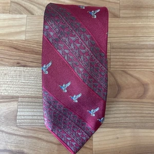 Krawatte, Rot, fliegende Enten, rot, Jäger, wie neu - Bild 1 von 4