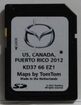 Mazda CX-9 2013 2014 2015 Factory NAV Navigation Map SD Memory Card KD3766EZ1 - Image 1 of 2