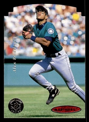 1995 SP CHAMPIONSHIP ALEX RODRIGUEZ 184 MINT DIE CUTS BASEBALL SEATTLE MARINERS - Image 1 of 2