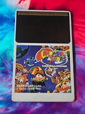 Parasol Stars (Bubble Bobble III -TurboGrafx 16, 1991 - (No box or instructions) - Image 1 of 2