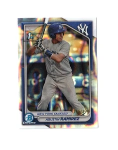 Agustin Ramirez 2024 Bowman Chrome Lava Refractor 1st #/399 Yankees/Marlins - Bild 1 von 1