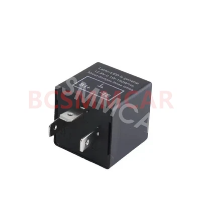 12v Adjustable Flasher Relay For Motorcycle LED Lights Bulbs Hyper Flash Fix - Image 1 of 4