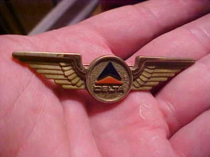 Vintage Delta Airlines Junior Wings, Neat WINGS! - Picture 1 of 2