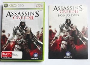 Assassin's Creed II Xbox 360 PAL with Bonus CD from Black Edition USED like new - Picture 1 of 2