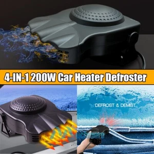 200W Car Heater Fast Heating Cooling Fan Defroster 12V Plug in Cigarette Lighter - Picture 1 of 18