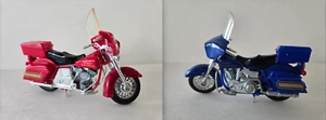 Vintage Set - Red & Blue Matchbox HARLEY DAVIDSON MOTORCYCLES - Very Nice! - Picture 1 of 13