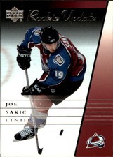 2002-03 Upper Deck Rookie Update Colorado Avalanche Hockey Card #25 Joe Sakic