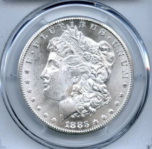 1883-CC Morgan Dollar, PCGS MS64+ - Picture 1 of 3
