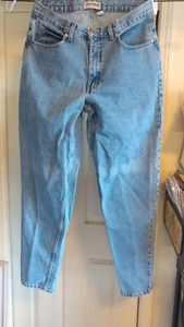 Jean London Talla 16 Pierna Cónica 33 Cintura, 33 Entrepierna Descolorida con Manchas Decoloradas Canadá - Imagen 1 de 11