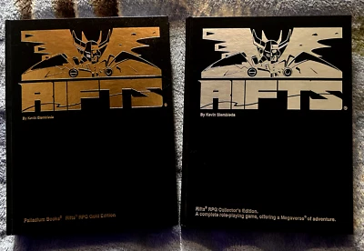 RIFTS RPG Oro y Plata Ediciones Tapa Dura - Limitado, Firmado, Paladio RARO FUERA DE STOCK Foto 1 de 4