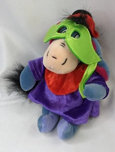 Disney Eeyore Carnival Mask Plush 8 Inch Winnie the Pooh Stuffed Animal Toy - Imagen 1 de 7