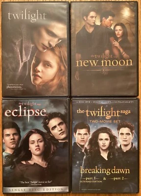Twilight DVDs with Kristen Stewart, Robert Pattinson, Taylor Lautner - Image 1 of 4