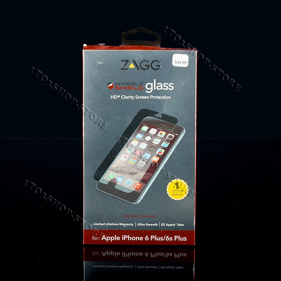 ZAGG InvisibleShield Glass HD Screen Protector For iPhone 6 Plus iPhone 6s Plus - Image 1 of 2