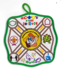 BRUNEI SCOUT MESSENGERS OF PEACE (MOP) INTERNATIONAL DAY OF PEACE 2021 PATCH - Picture 1 of 2