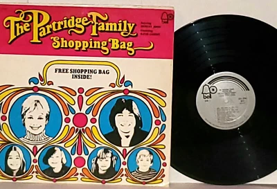THE PARTRIDGE FAMILY Shopping Bag LP VG+ Plays Well 1972 Bell Vinyl with Bag - Image 1 of 4