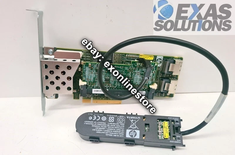 578230-B21 - HP Smart Array P410/512 FBWC 2-ports Int PCIe x8 SAS 462919-001 - Bild 1 von 1