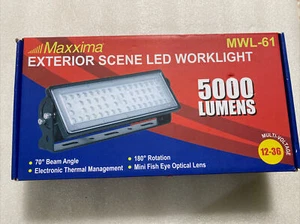MAXXIMA MWL-61 Work Light,5000 lm,3-45/64" H,Black - Picture 1 of 4
