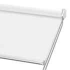 ChrisDowa 100% Blackout Roller Shade Window Blind White, 42' W x 72' H cordless