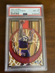 1997 Ultra Big Shots Shaquille O'Neal #3 PSA 8 - Bild 1 von 2