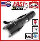 Super Bright Flashlight Torch LED Lamp Tactical Military 5 Mode Zoom 2000 Lumen