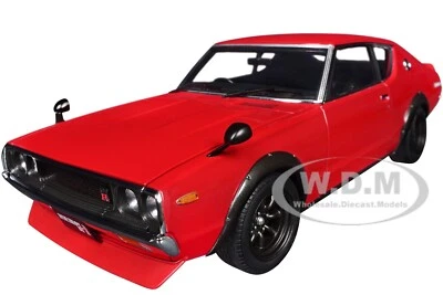 NISSAN SKYLINE 2000GT-R (KPGC110) TUNED VER. RHD RED 1/18 MODEL BY AUTOART 77468 - Image 1 of 4