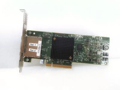 LSI 9207-8e SAS HBA 6Gbps PCI-E 3.0 P20 IT mode ZFS FreeNAS unRAID - Image 1 of 4