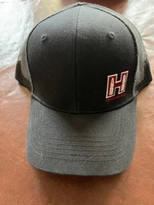 Hornady Black Cap Snapback New without Tags Cotton Blend Mesh Back Embroidered - Picture 1 of 1
