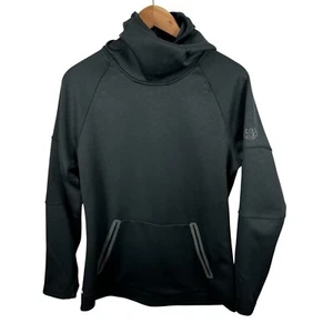 686 GLCR Storm Tech Hoodie Women Medium Black Thermal Polyester Pullover Fleece - Picture 1 of 20