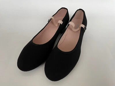 Bloch Accent Black Low Heel Character Shoe - SO326LU - UK Size 6.5 . FREE UK P&P - Image 1 of 4
