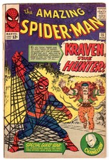 Amazing Spider-Man 15 (1964) GD/VG 1st Kraven Appearance, Minor Color Touch