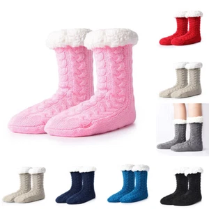 Soft Fluffy Fur Women Ladies Fur Bed Socks Warm Slipper Fleece Lined Sock NEW - Picture 1 of 18