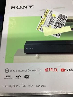 Sony Blue Ray DVD Player Black BDP-S1700 - Image 1 of 4