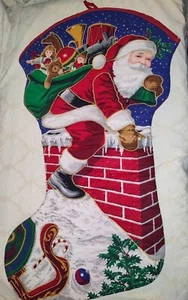 Vintage großer 32 Zoll Weihnachtsstrumpf Lillian Vernon - Bild 1 von 5