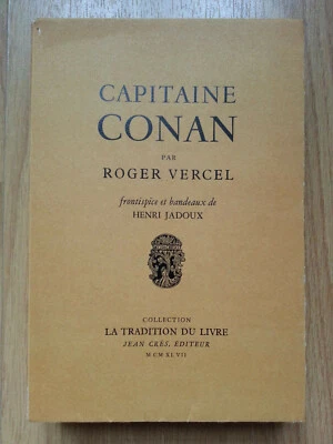 LIVRE "CAPITAINE CONAN" de ROGER VERCEL Ed. Jean Crès 1947 - Photo 1/4