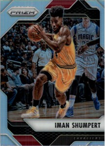 2016-17 Panini Prizm Prizms Silver Cavaliers Basketball Card #37 Iman Shumpert