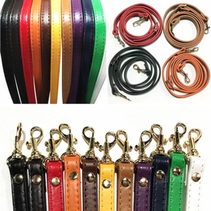 Handbag Cross Body Shoulder Bag Strap PU Leather 120cm Handle Replacement Belts - Picture 1 of 37