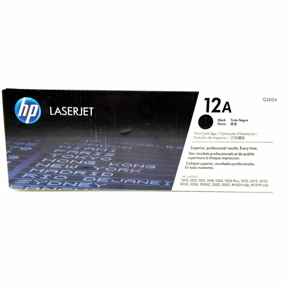 HP Q2612A Black Toner Cartridge