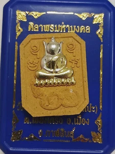 Thai Amulet LP Mahasila Sirichandho Phra Somdej Ride Phrayanak Silaporn mongkol - Picture 1 of 19
