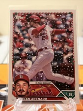 2023 Topps Holiday Nolan Arenado Candy Cane Bat SP  H170