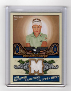 NATALIE GULBIS 2011 Upper Deck GOODWIN CHAMPIONS Memorabilia #M-NG LPGA GOLF