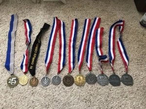 11 Missouri State Senior-Show-Me-State & St Charles County Golden Games Medals - Picture 1 of 9