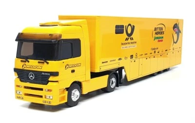 Eligor 1/43 Scale 112083 - Mercedes Benz Actros F1 Transporter Truck Jordan 2001 - Image 1 of 4