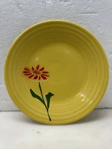 Piatto da pranzo floreale Fiesta Tangerine 9" Marshall Fields esclusivo Fiestaware - Foto 1 di 13