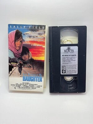 Not Without My Daughter (1991) VHS Original Box NOT Movie Time Sally Field - Image 1 of 4