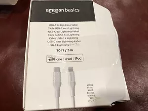 AmazonBasics Premium 10FT iPhone . to USB-A Cable - Picture 1 of 1