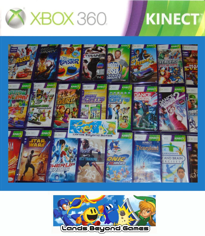 Xbox 360 Kinect Video Games Microsoft (Family Party Dance Sport Fitness Arcade) - Image 1 of 1