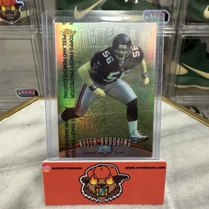 1998 Topps Finest rifrattore (parallelo 1:12) 128 Keith Brooking Falcons RC/ROOKIE - Foto 1 di 2